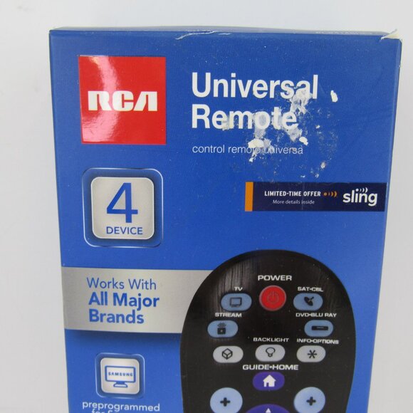 RCA Universal Remote 4 Device Works with All Major Brands Backlit Keys New - Picture 2 of 7